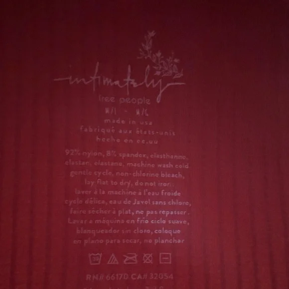 Free People Ribbed Top with Lace Sleeves in Terra Cotta - Picture 2 of 6